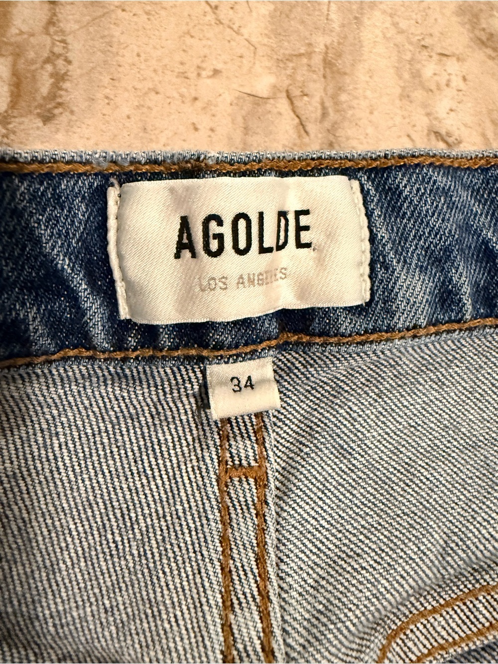 AGOLDE Harper Crop Women’s Jeans in River // Sz 34 - Picture 3 of 6